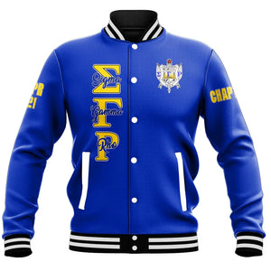 Sigma Gamma Rho (Blue) Baseball Jackets | Africazone.store