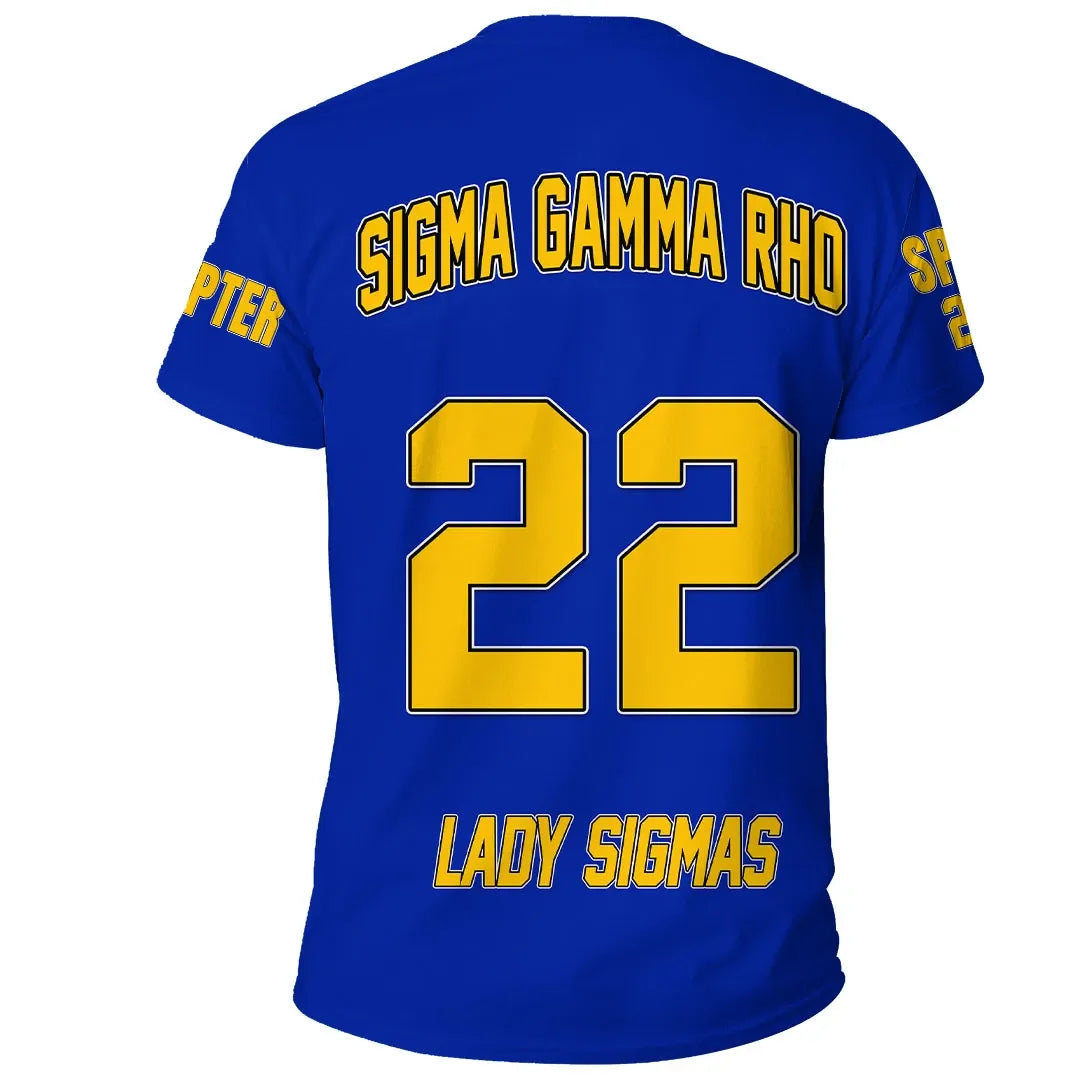 Sigma Gamma Rho (Blue) T-shirt | Africazone.store