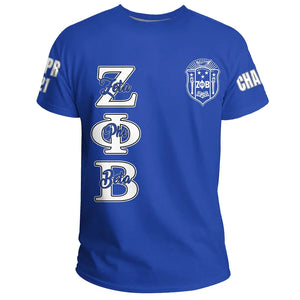 Zeta Phi Beta (Blue) T-shirt | Africazone.store