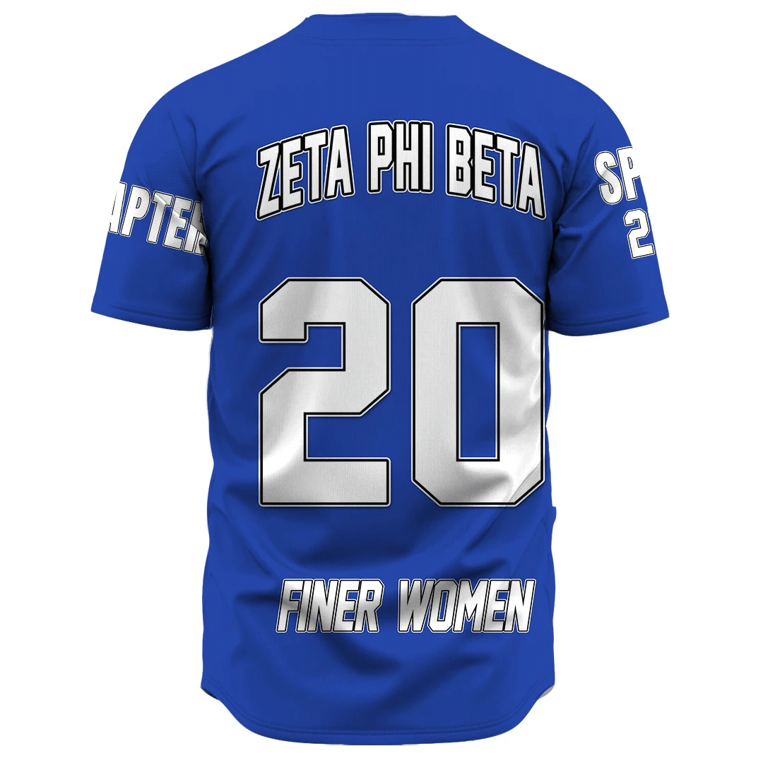 Zeta Phi Beta (Blue) Baseball Jerseys | Africazone.store