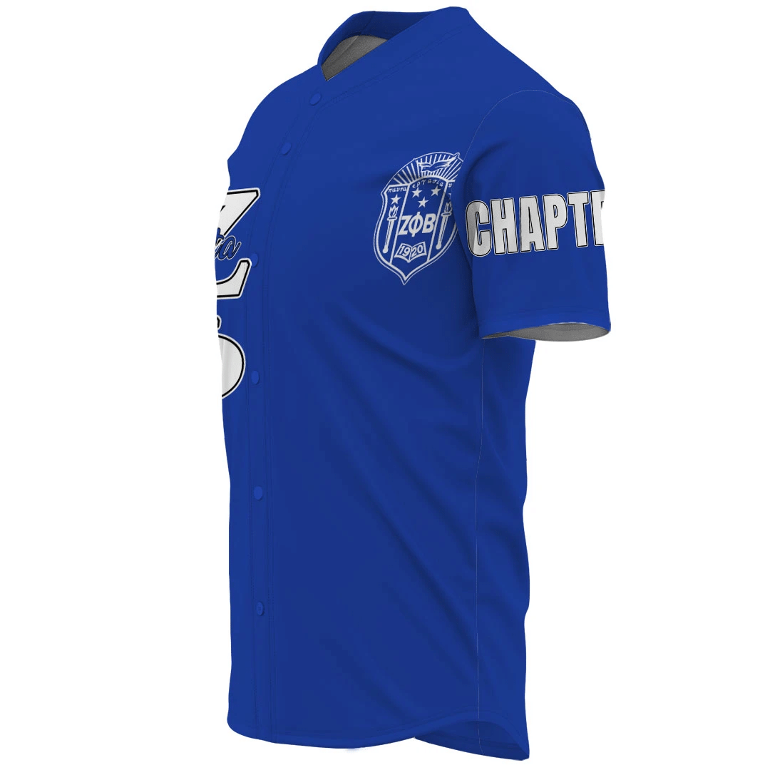 Zeta Phi Beta (Blue) Baseball Jerseys | Africazone.store
