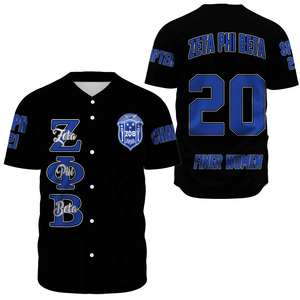 Zeta Phi Beta Baseball Jerseys | Africazone.store