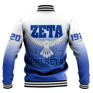 Zeta Phi Beta Gradient Baseball Jackets | Africazone.store