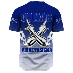 Phi Beta Sigma Gradient Baseball Jerseys | Africazone.store