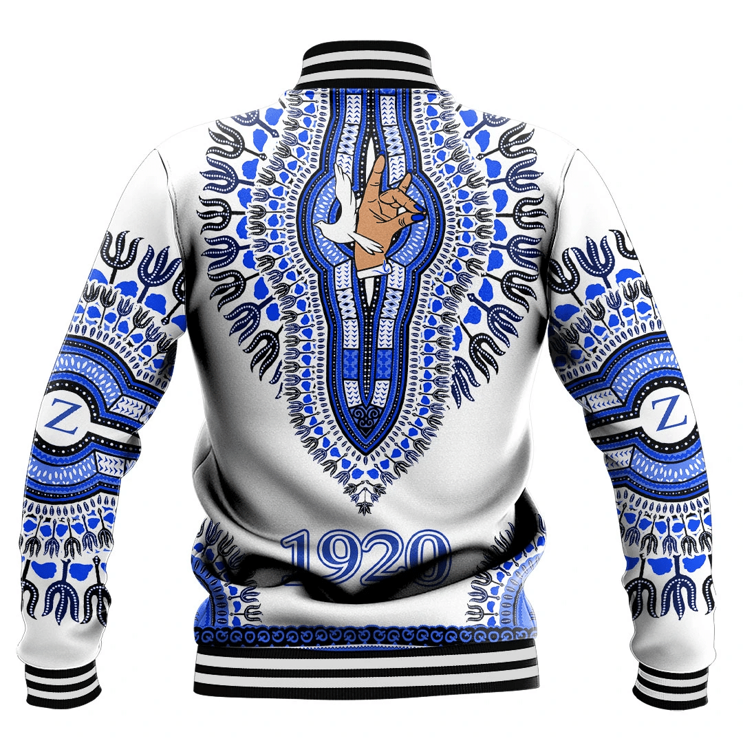 Zeta Phi Beta Dashiki Baseball Jackets | Getteestore.com
