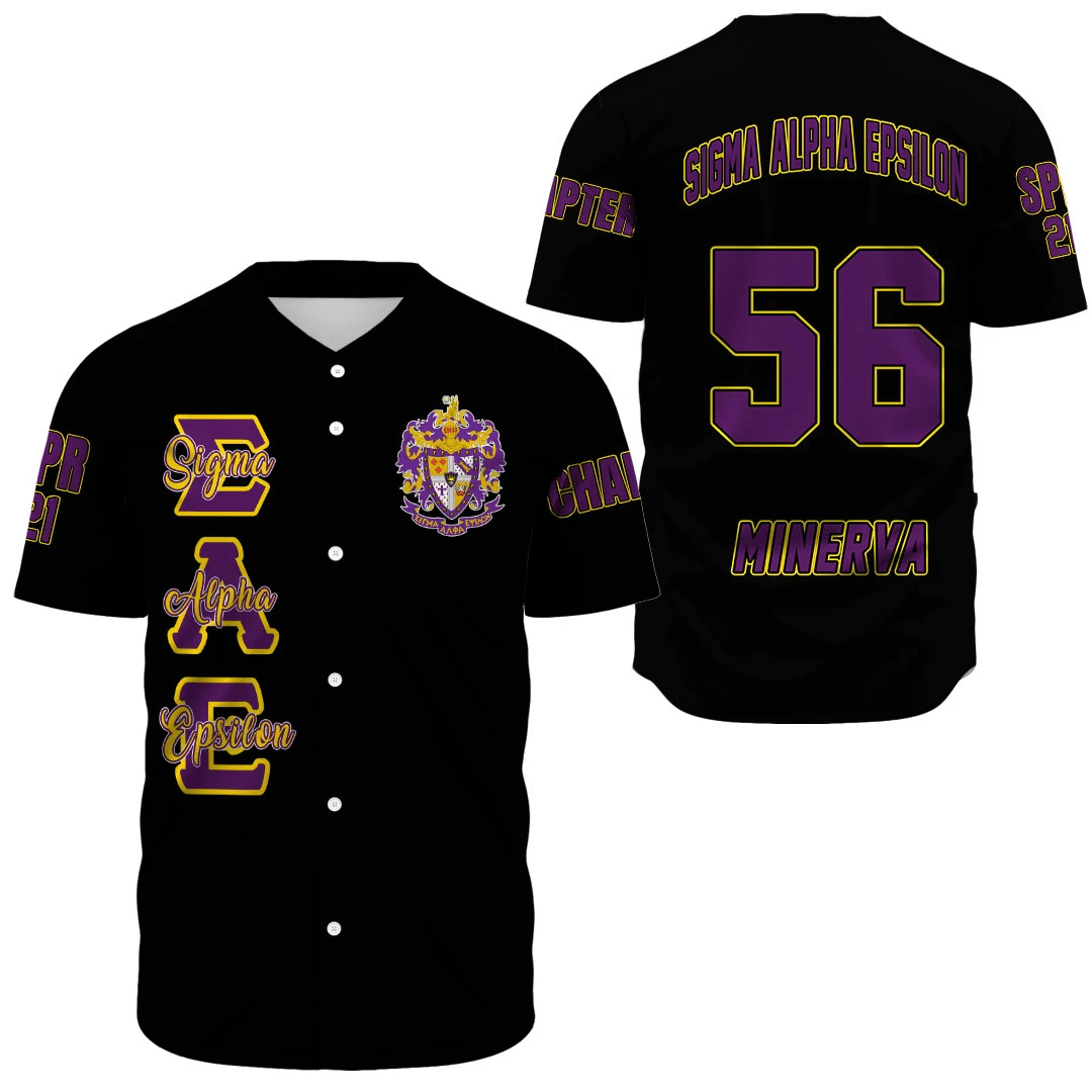 Sigma Alpha Epsilon Baseball Jerseys | Africazone.store