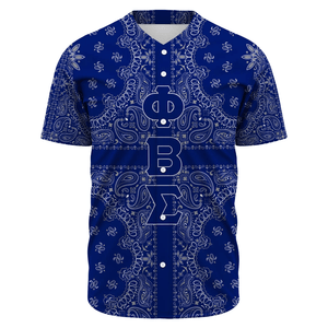 Phi Beta Sigma Paisley Style Baseball Jerseys | Getteestore.com