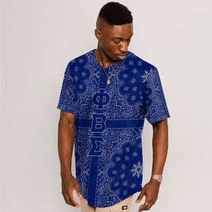 Phi Beta Sigma Paisley Style Baseball Jerseys | Getteestore.com