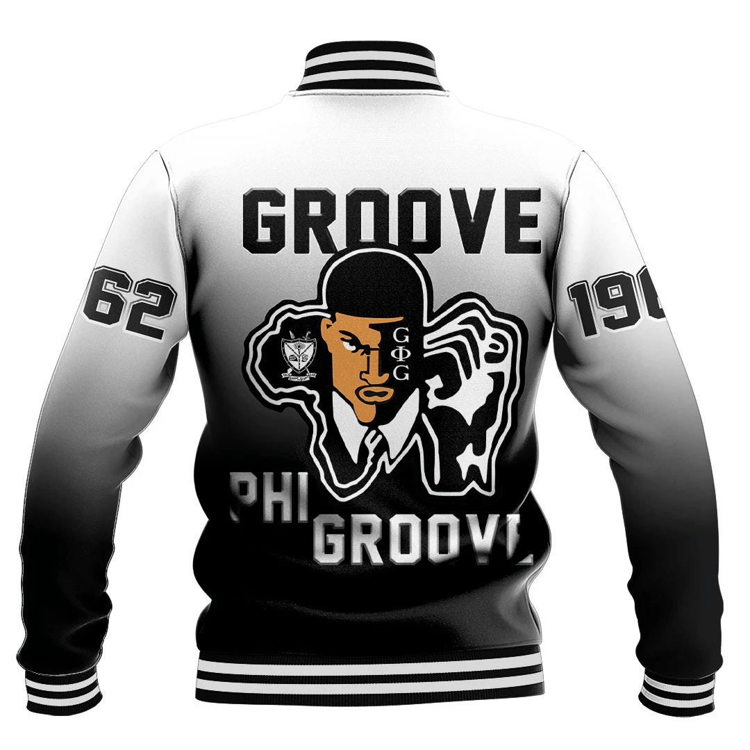 Groove Phi Groove Gradient Baseball Jackets | Getteestore.com