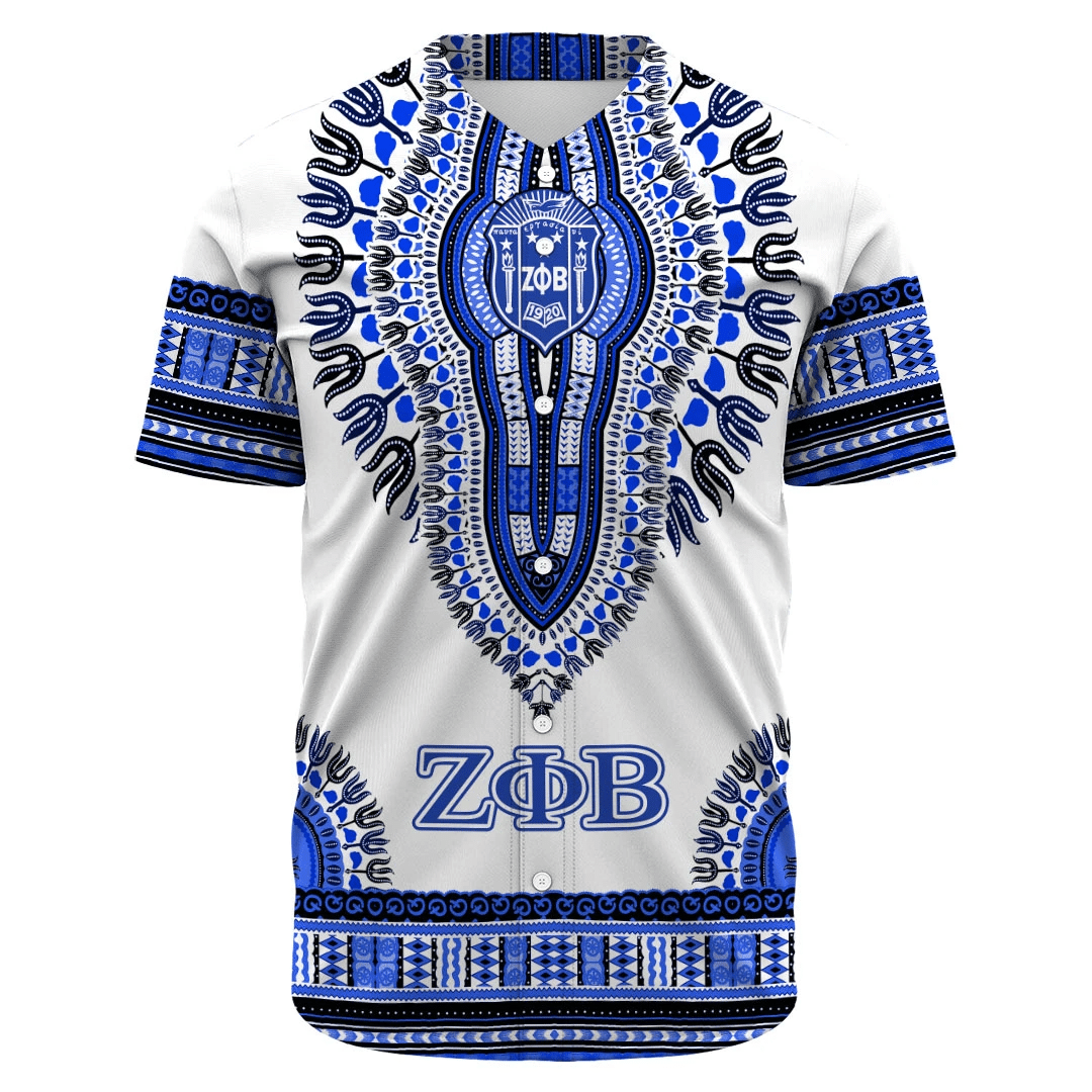 Zeta Phi Beta Dashiki Baseball Jerseys | Getteestore.com