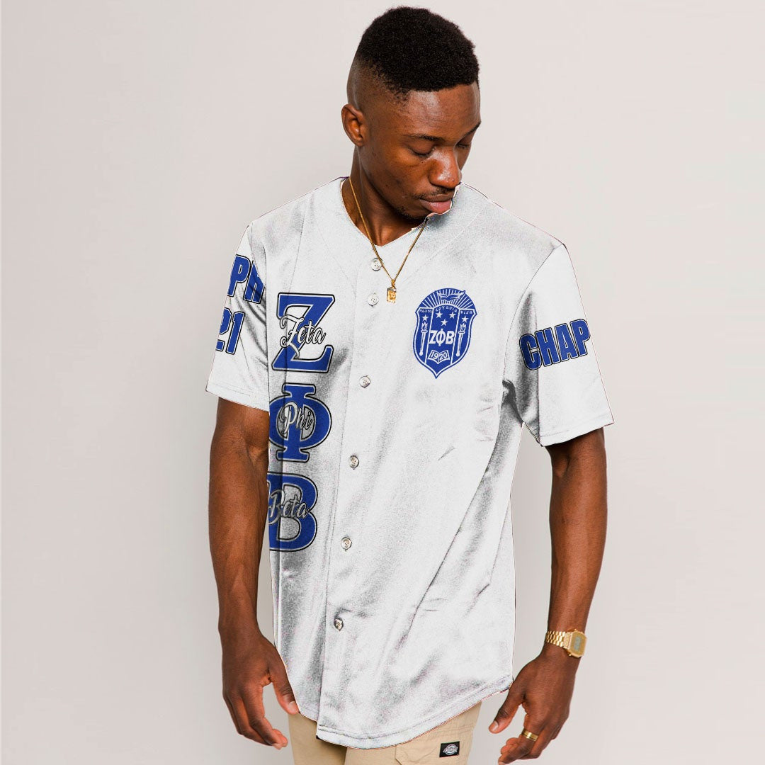 Zeta Phi Beta ( White ) Baseball Jerseys | Getteestore.com
