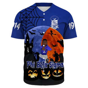 Phi Beta Sigma Halloween Baseball Jerseys | Getteestore.com