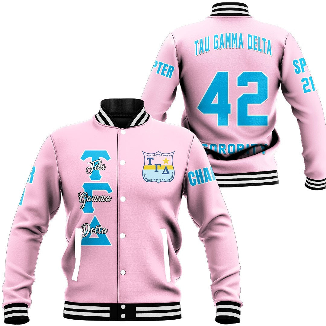 Tau Gamma Delta Baseball Jackets | Getteestore.com