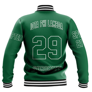 Iota Phi Lambda Baseball Jackets | Getteestore.com