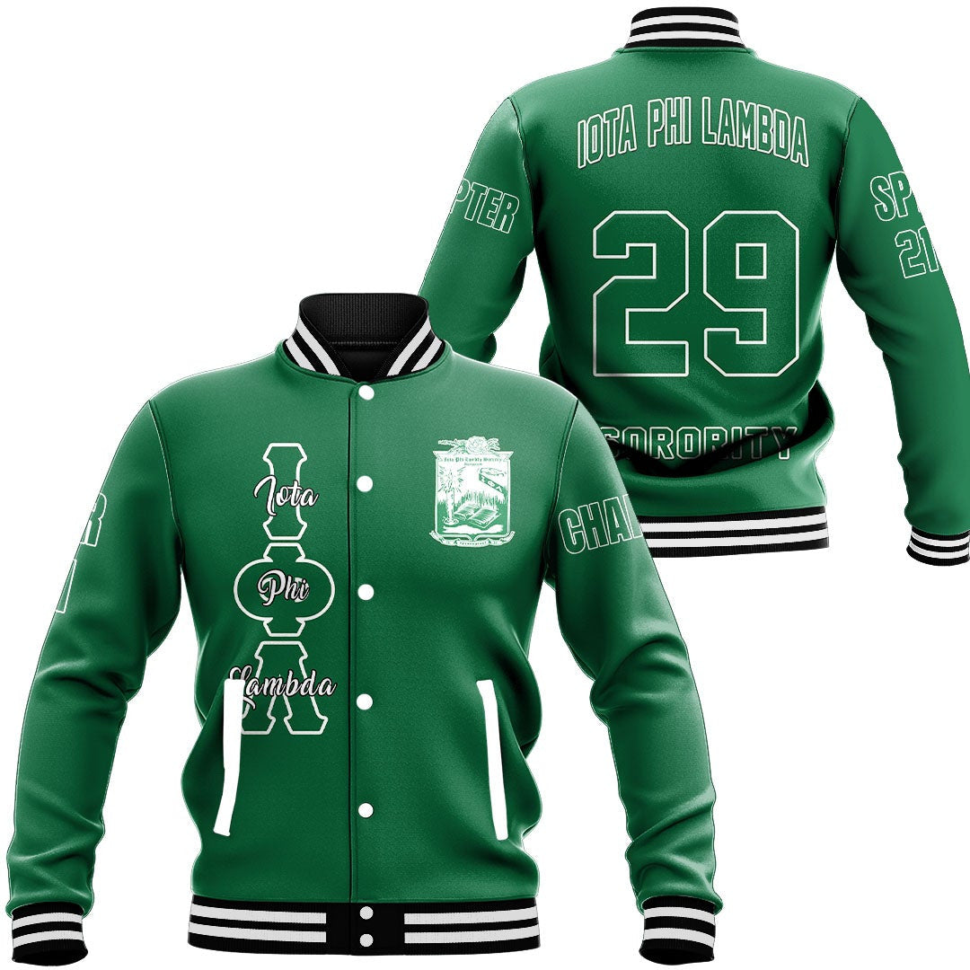 Iota Phi Lambda Baseball Jackets | Getteestore.com