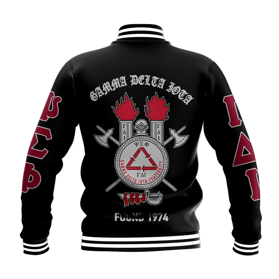 Gamma Delta Iota Fraternity Baseball Jacket