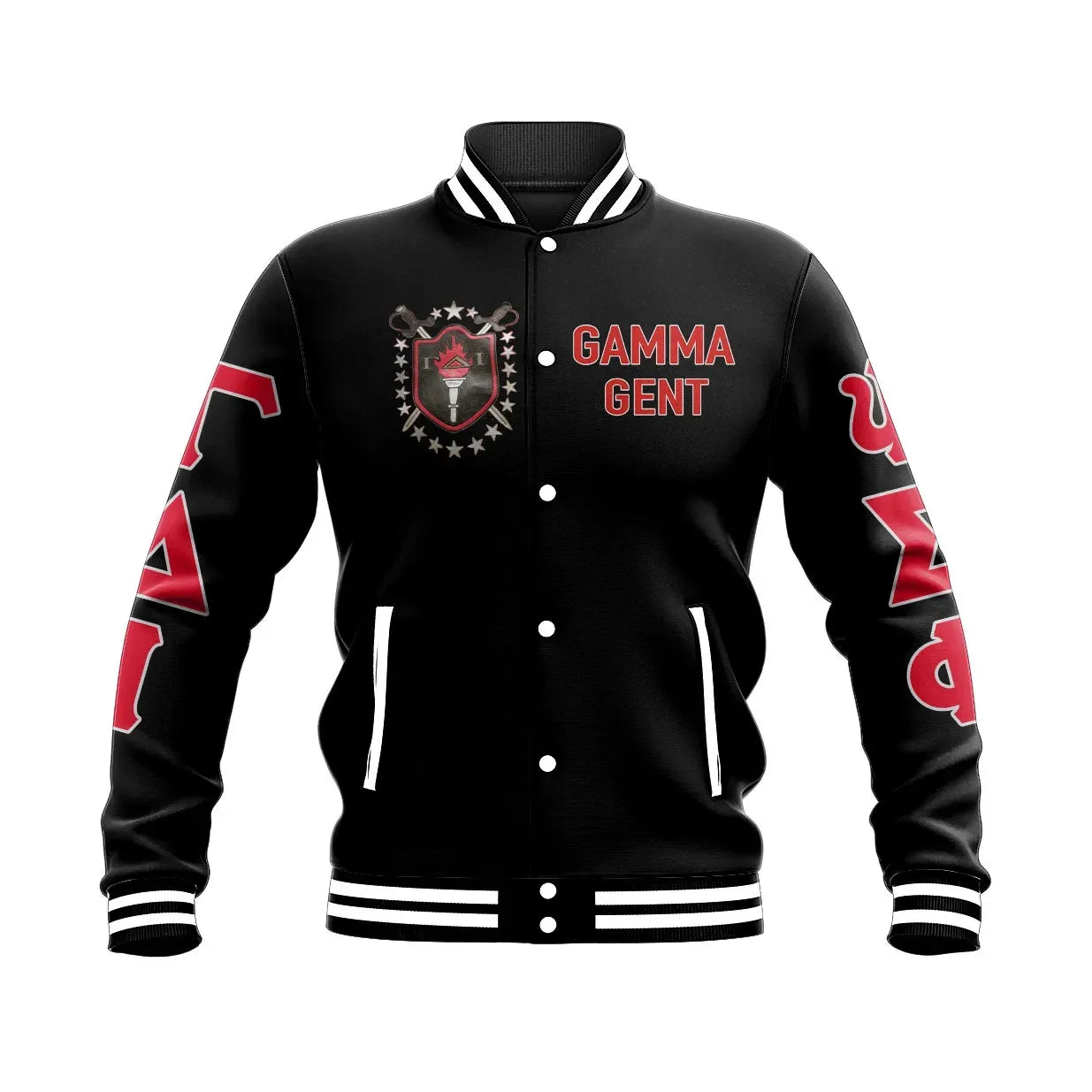 Gamma Delta Iota Style Baseball Jacket | Getteestore.com