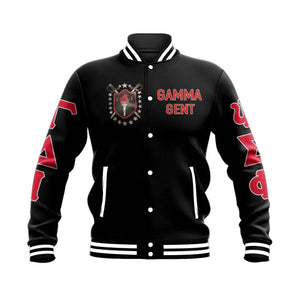 Gamma Delta Iota Style Baseball Jacket | Getteestore.com