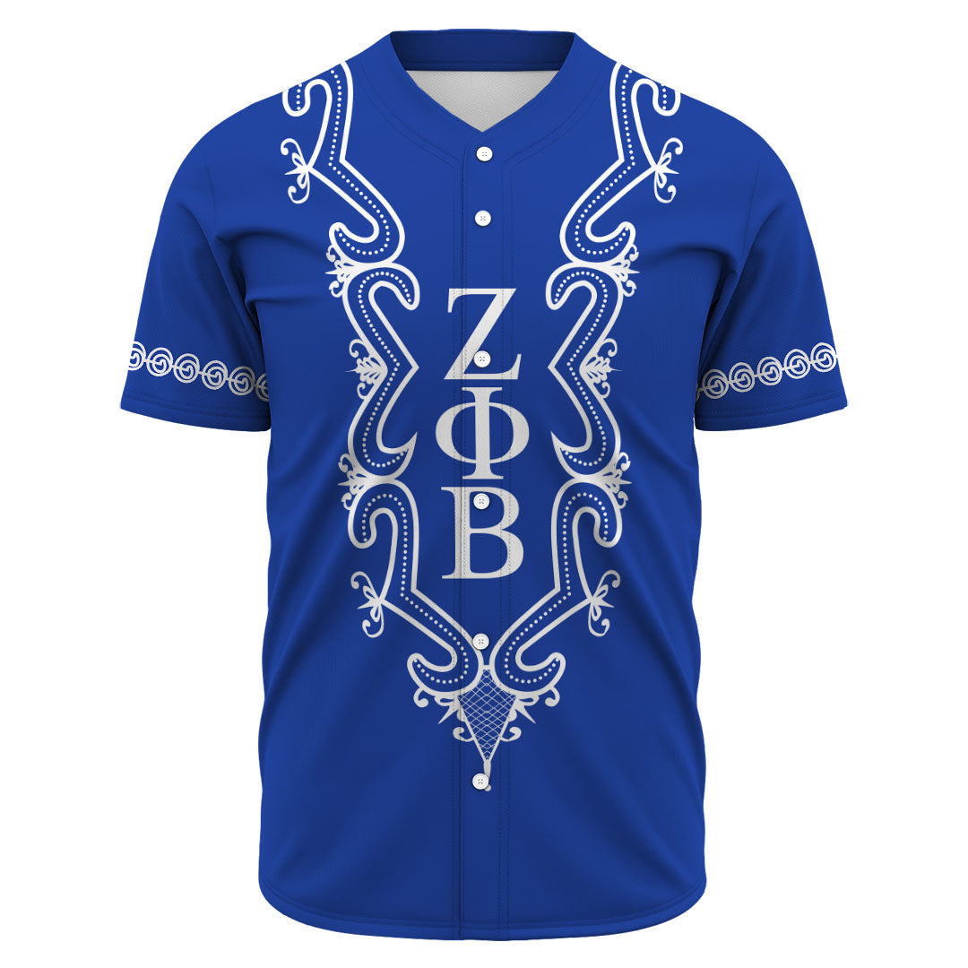Zeta Phi Beta Hye Won Hye Dashiki Baseball Jerseys | Africazone.store
