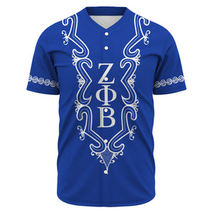 Zeta Phi Beta Hye Won Hye Dashiki Baseball Jerseys | Africazone.store