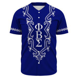 Phi Beta Sigma Hye Won Hye Dashiki Baseball Jerseys | Africazone.store