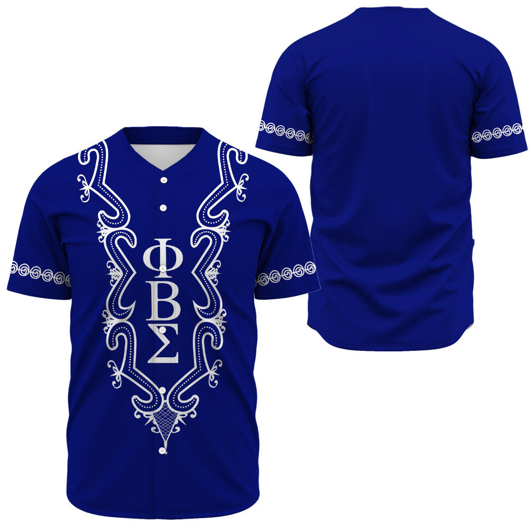 Phi Beta Sigma Hye Won Hye Dashiki Baseball Jerseys | Africazone.store