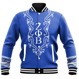 Zeta Phi Beta Hye Won Hye Dashiki Baseball Jackets | Africazone.store