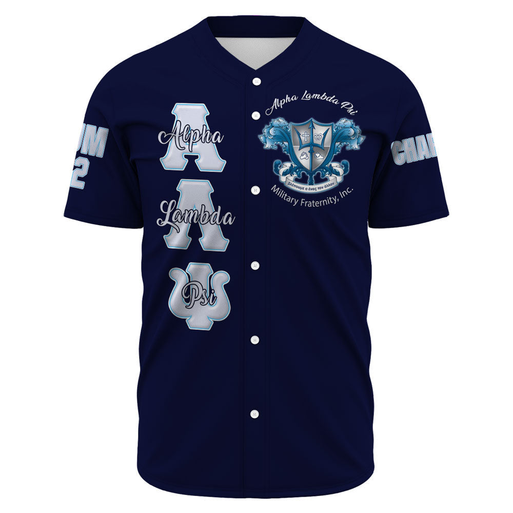 Alpha Lambda Psi (Blue) Baseball Jerseys A31 | Africazone.store