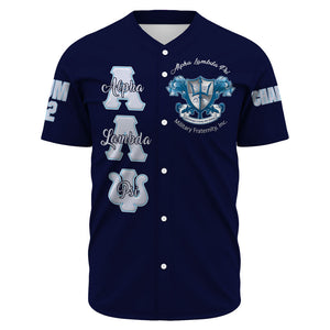Alpha Lambda Psi (Blue) Baseball Jerseys A31 | Africazone.store