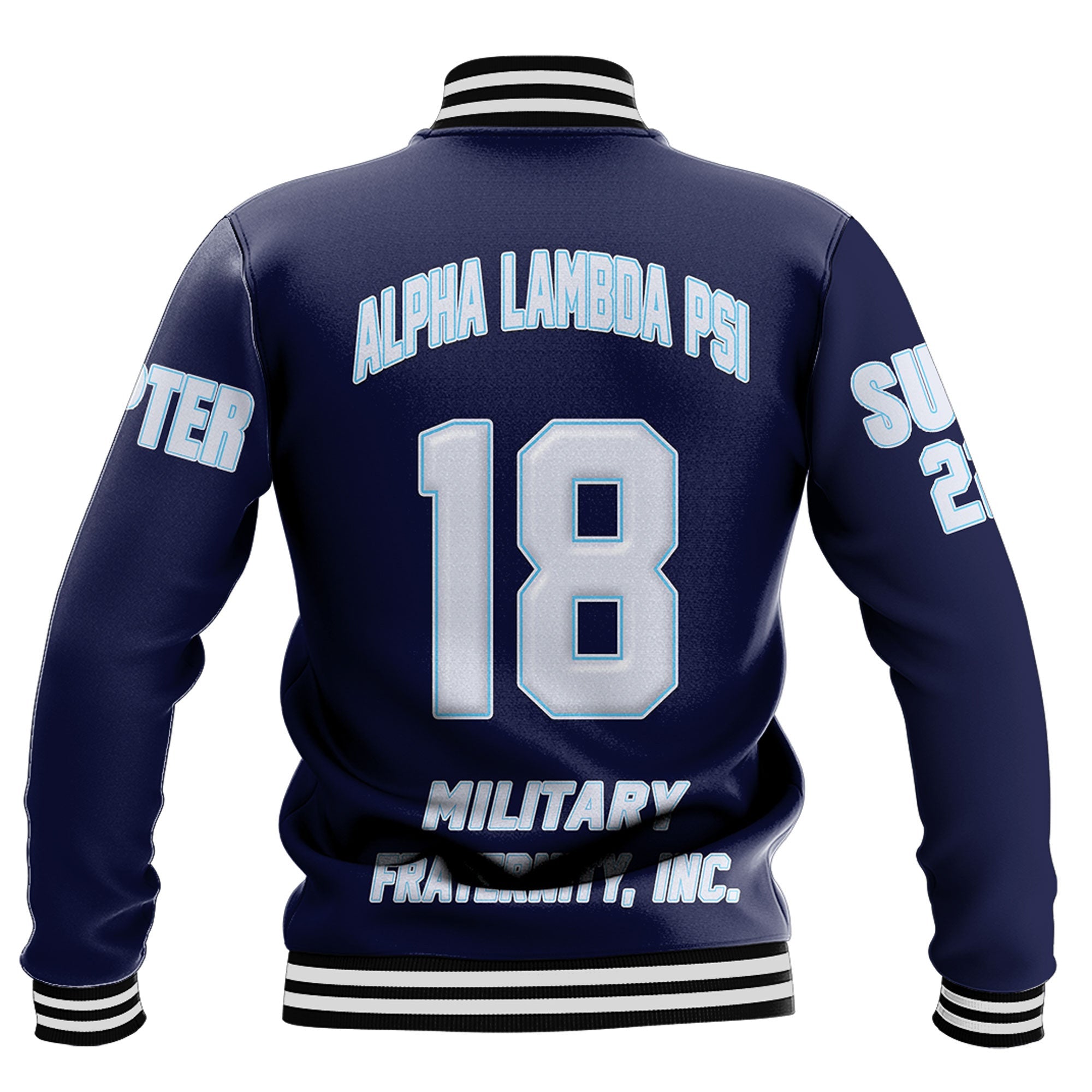 Alpha Lambda Psi (Blue) Baseball Jackets A31 | Africazone.store