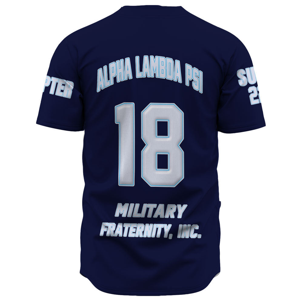 Alpha Lambda Psi (Blue) Baseball Jerseys A31 | Africazone.store