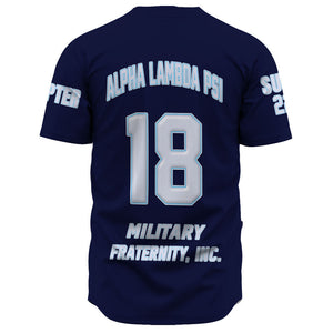 Alpha Lambda Psi (Blue) Baseball Jerseys A31 | Africazone.store