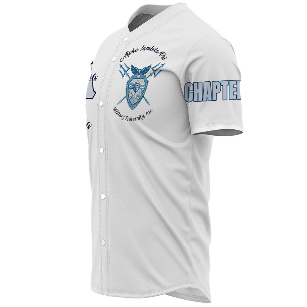 Alpha Lambda Psi (White) Baseball Jerseys A31 | Africazone.store