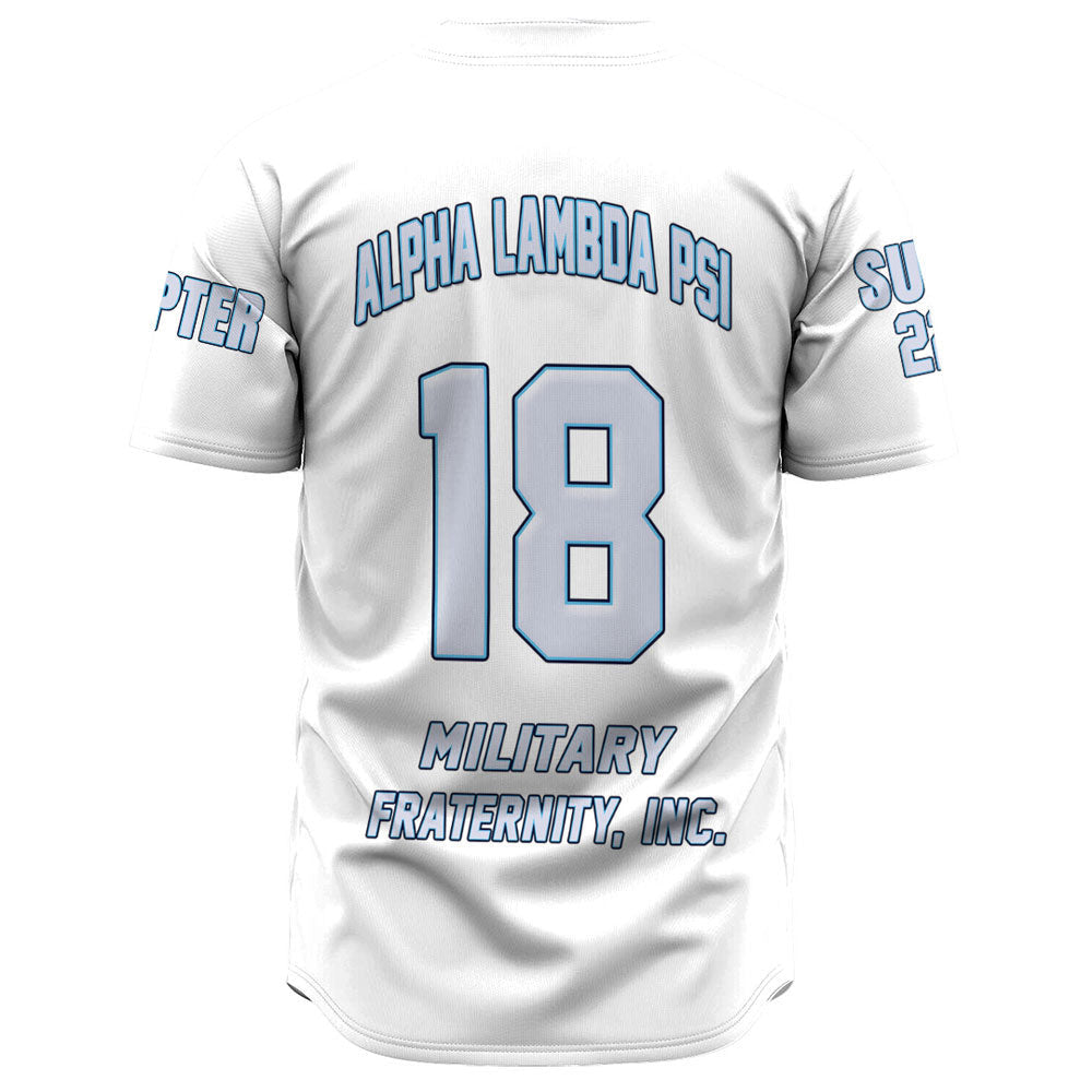 Alpha Lambda Psi (White) Baseball Jerseys A31 | Africazone.store