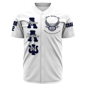 Alpha Lambda Psi Spouses (White) Baseball Jerseys A31 | Africazone.store