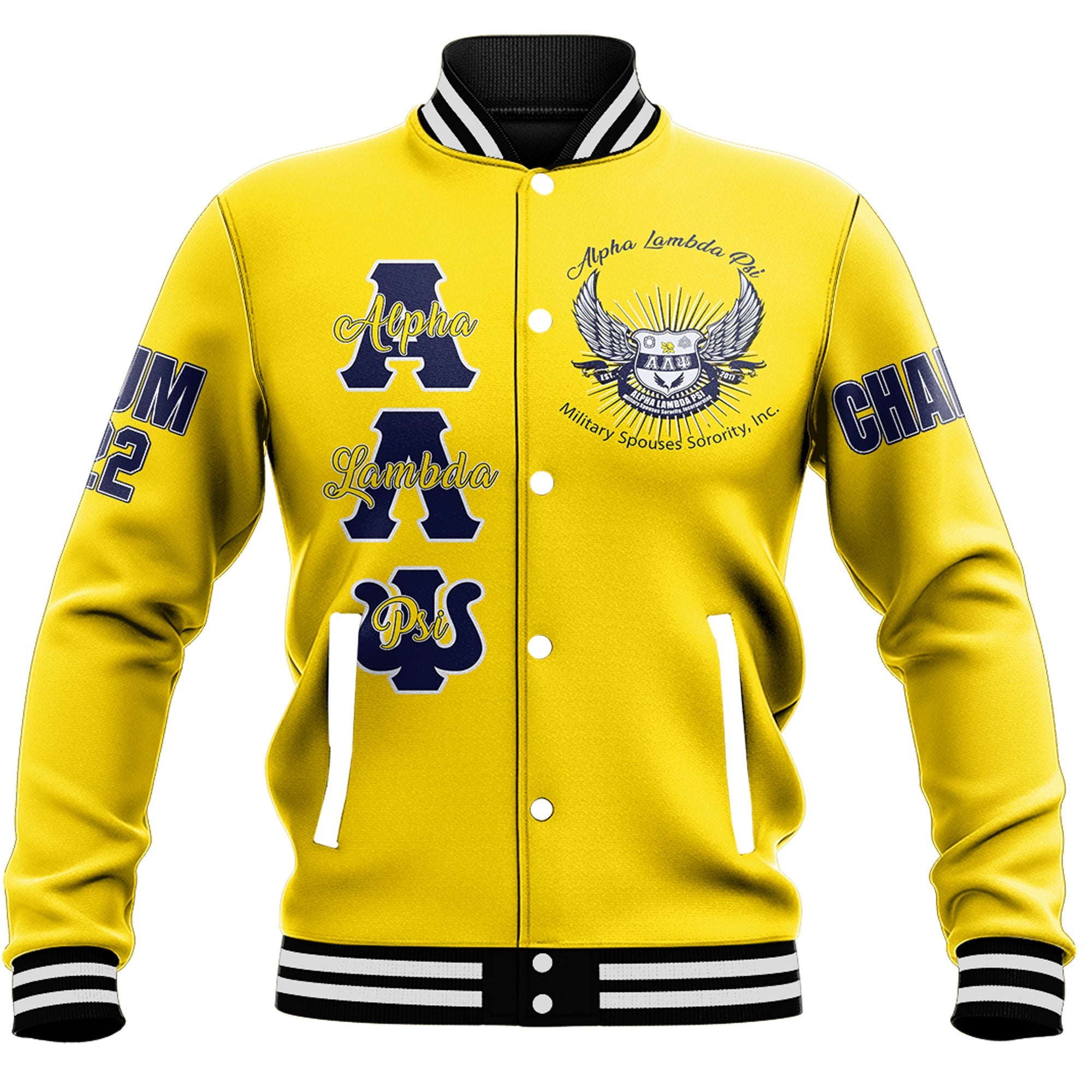 Alpha Lambda Psi Spouses Baseball Jackets A31 | Africazone.store
