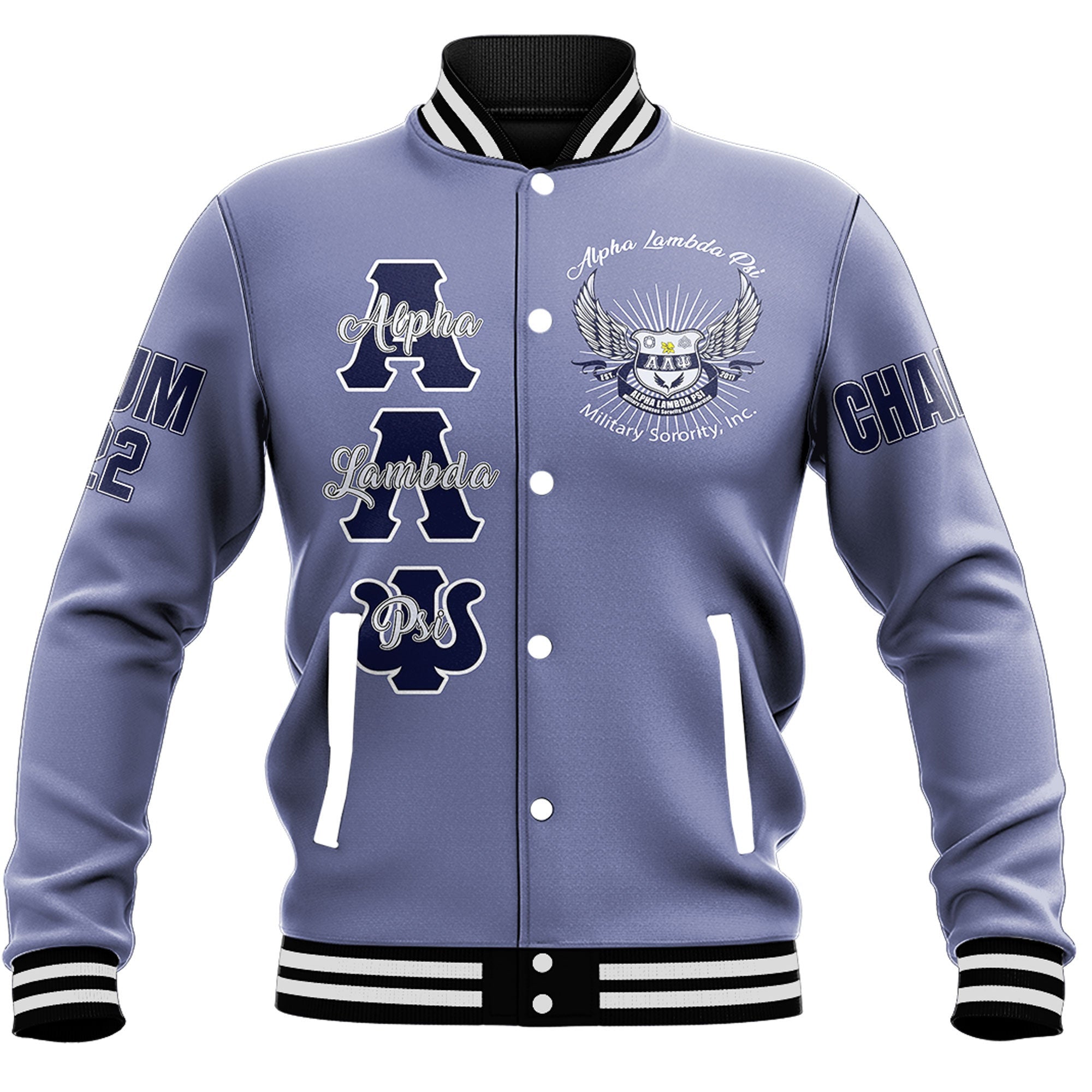 Alpha Lambda Psi Spouses Military Baseball Jackets A31 | Africazone.store
