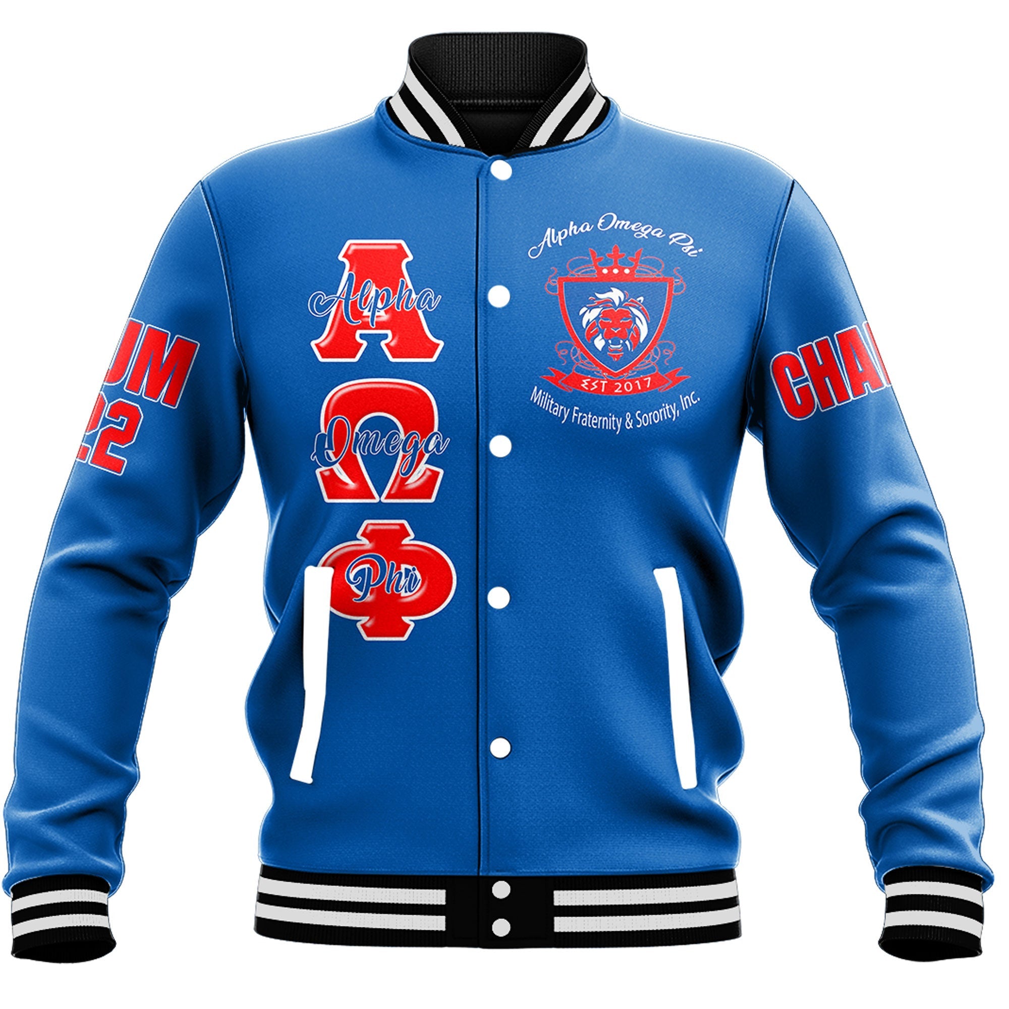 Alpha Omega Phi Baseball Jackets A31 | Africazone.store
