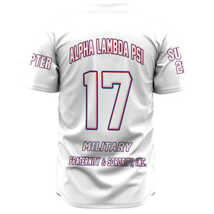 Alpha Omega Phi (White) Baseball Jerseys A31 | Africazone.store