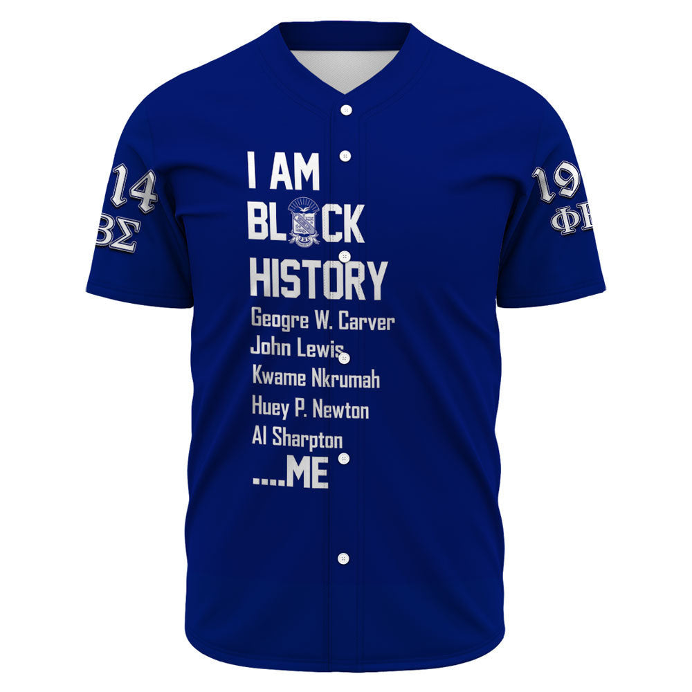 Phi Beta Sigma Black History Baseball Jerseys A31 | Africazone.store