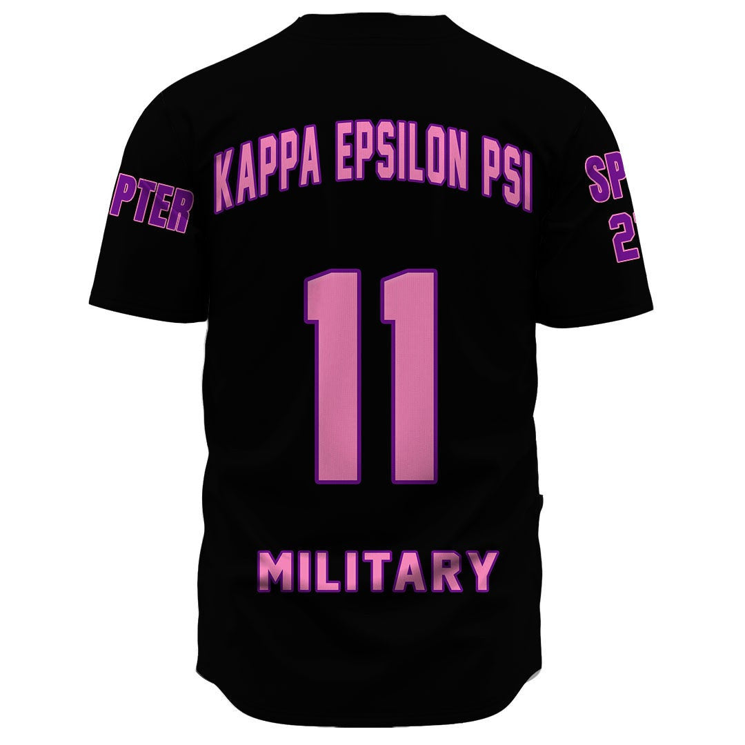 Epsilon Psi (Black) Baseball Jerseys | Africazone.store