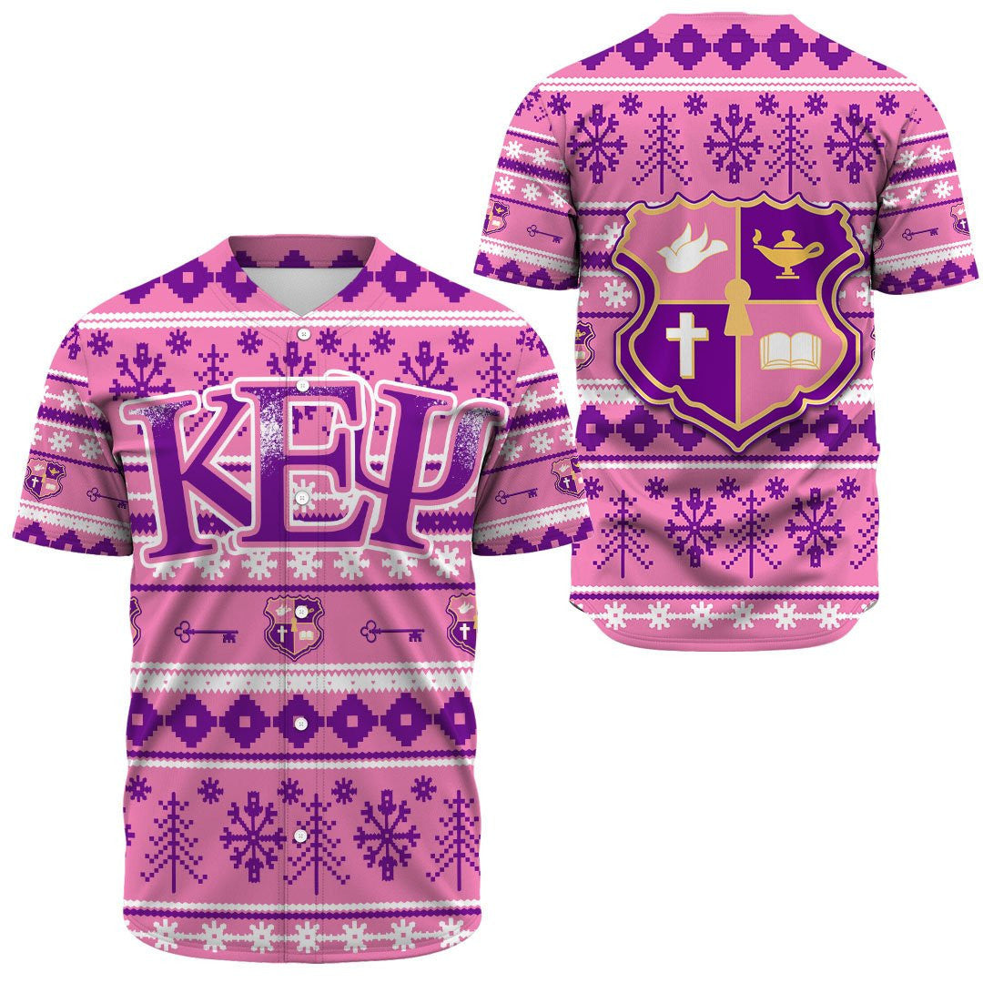 Epsilon Psi Letter Christmas Baseball Jerseys | Africazone.store