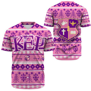 Epsilon Psi Letter Christmas Baseball Jerseys | Africazone.store