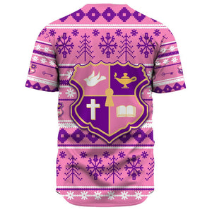 Epsilon Psi Letter Christmas Baseball Jerseys | Africazone.store