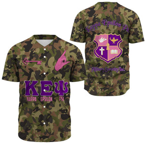 Epsilon Psi Camo Baseball Jerseys | Africazone.store
