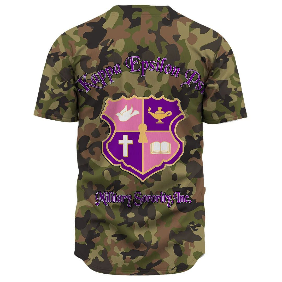 Epsilon Psi Camo Baseball Jerseys | Africazone.store