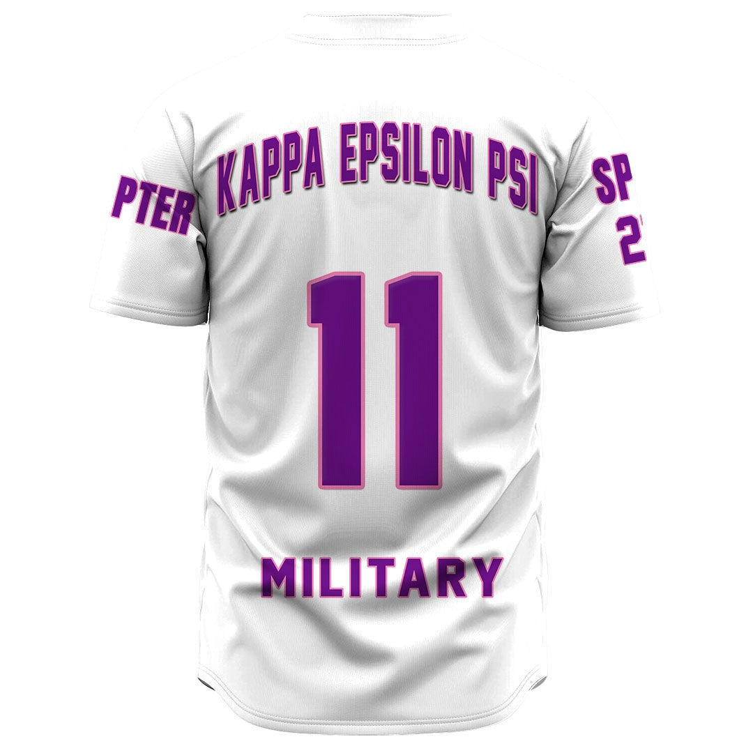 Epsilon Psi (White) Baseball Jerseys | Africazone.store