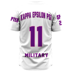 Epsilon Psi (White) Baseball Jerseys | Africazone.store