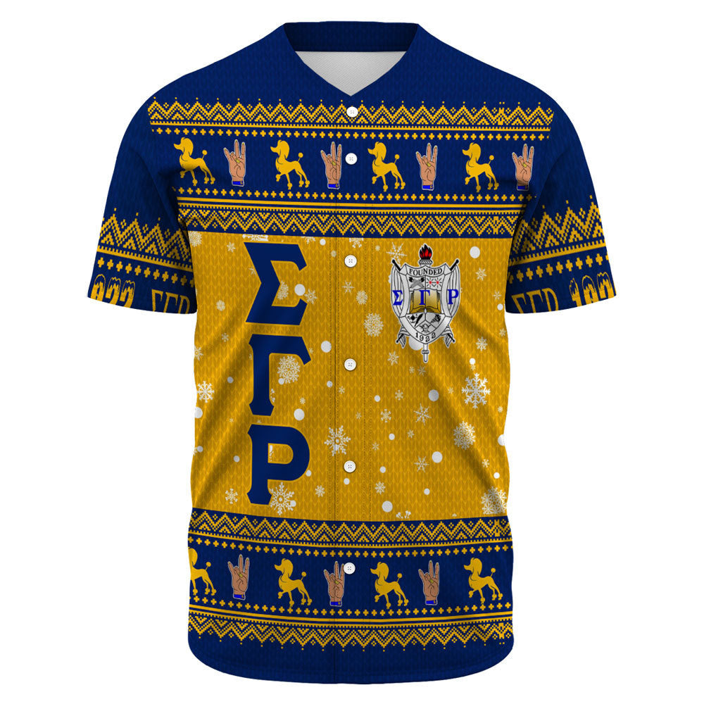 Sigma Gamma Rho Christmas Baseball Jerseys A31 | Africa Zone