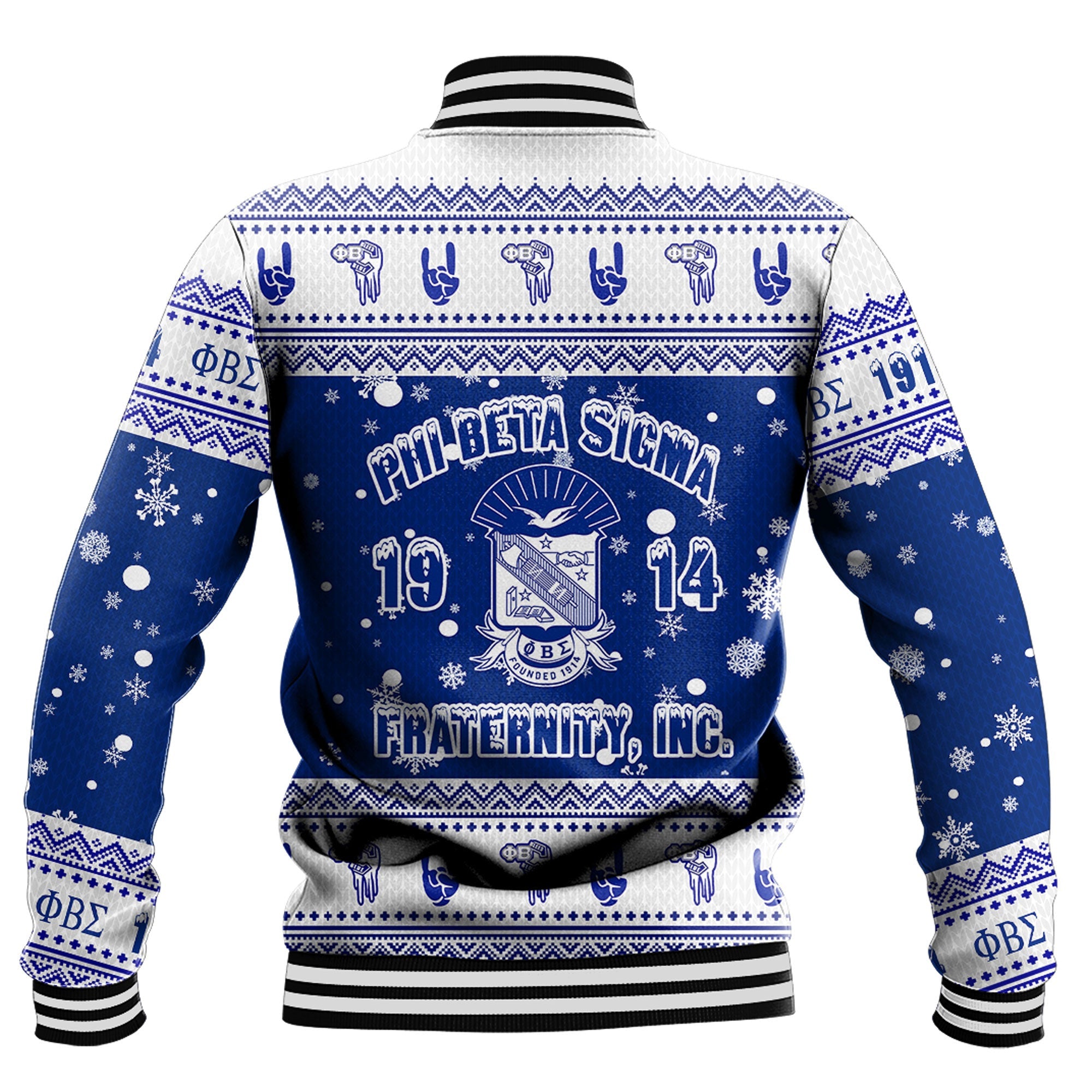Phi Beta Sigma Christmas Baseball Jackets A31 | Africa Zone